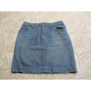 EDDIE BAUER BLUE JEAN MINI SKIRT SIZE 10